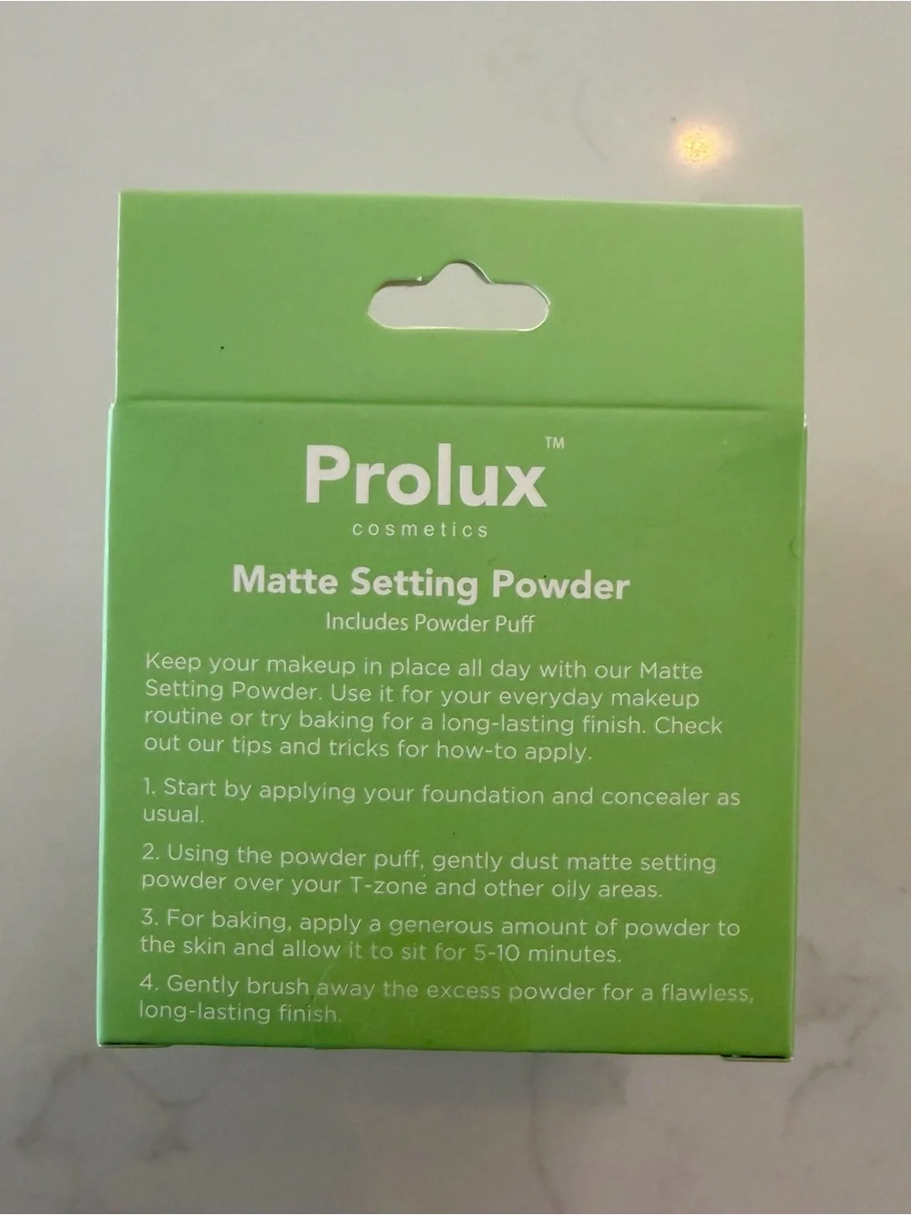 Prolux Matte Setting Powder - Buff (Cream) New in Box